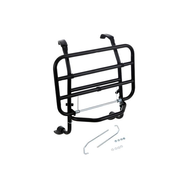 Portaequipajes negro plegable SIP Style 25x37 cm para Vespa Cosa 1, 2