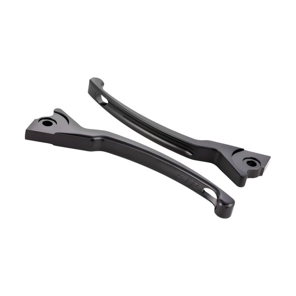 Ensemble de leviers de frein CNC en aluminium noir SIP Style pour Vespa GTS, GTS Super, GTV, GT 60, GT, GT L 125-300 ccm