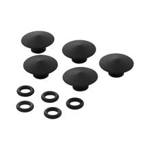 Couvre-boulons de roue en aluminium CNC noir mat SIP Style pour Vespa ET2, ET4, LX, LXV, S, GTS, GTS Super, GTV, GT 60, GT, GT L 50-300 ccm