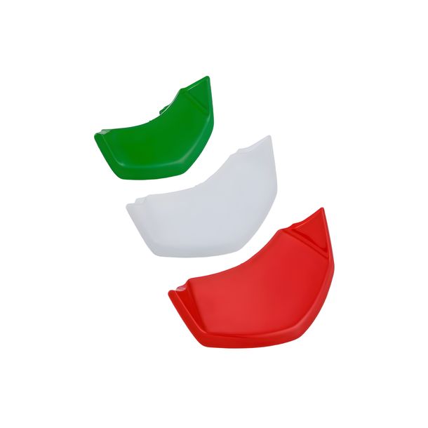 Inserto en cascada de plástico SIP Style Italy verde/blanco/rojo para Vespa Primavera, Sprint 50-150 ccm 2018