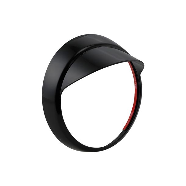Anillo de lámpara negro brillante estilo SIP para Vespa LX 50-150 ccm