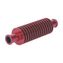 Durchlaufkühler 101_Octane Aluminium rund 133mm 17mm Schlauchanschluss