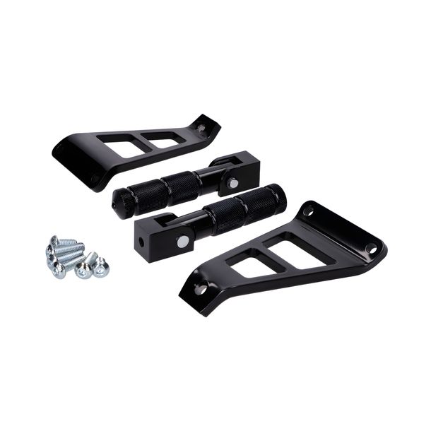 Fußrasten Satz Sozius 101_Octane CNC mit Halterung, 046.45.008.82.00 für Beta RR 50, RR 125