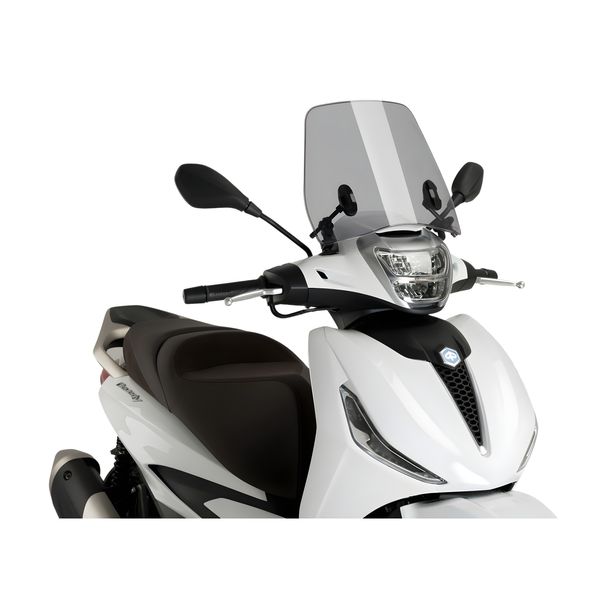 Parabrezza Puig Trafic 310x370mm con ABE per Piaggio Beverly 300, 400 ie 2021