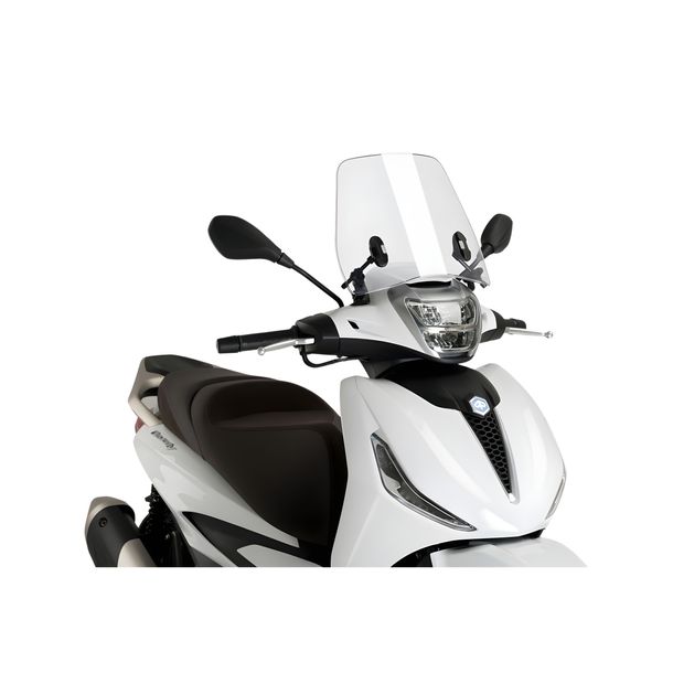 Windschild Puig Trafic 310x370mm mit ABE für Piaggio Beverly 300, 400 ie 2021
