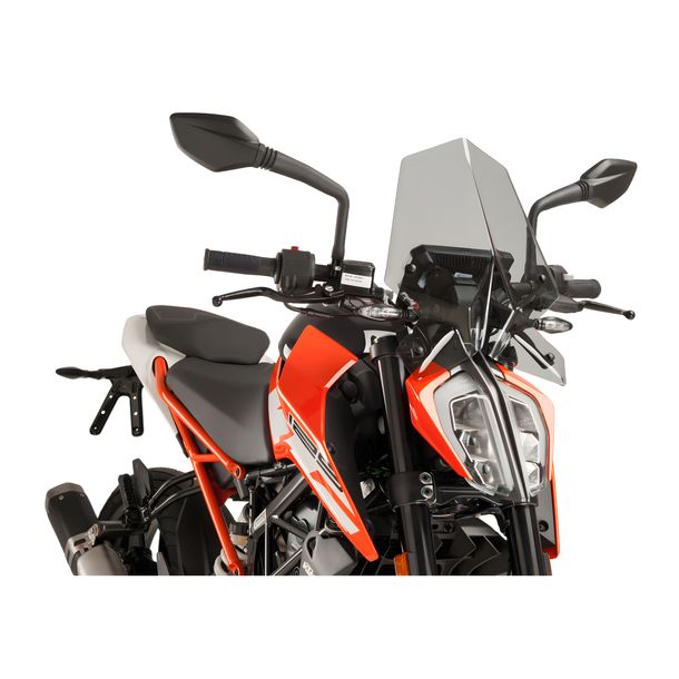 Puig New Generation Sport 415 x 330 mm windscherm voor KTM Duke 125, 200, 390 vanaf 2017