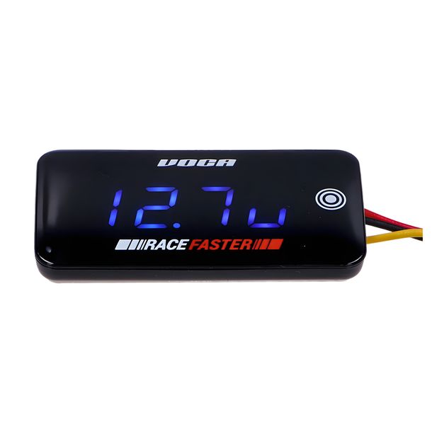 Voltímetro VOCA Racing V-TEMP 0-120°C 8-18 V para Minarelli