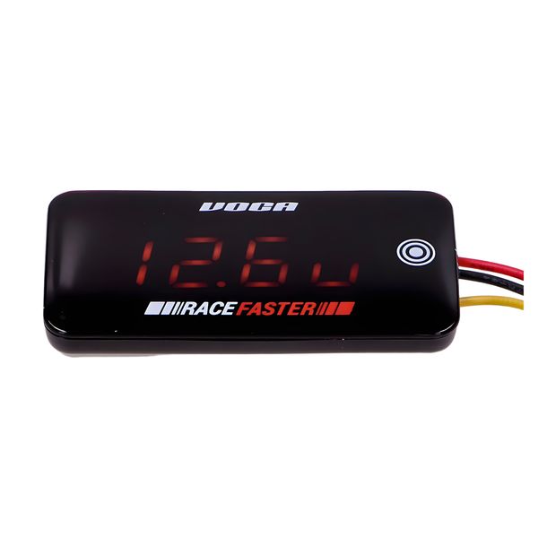 VOCA Racing V-TEMP 0-120ºC 8-18V Voltmeter Temperature Gauge for Minarelli