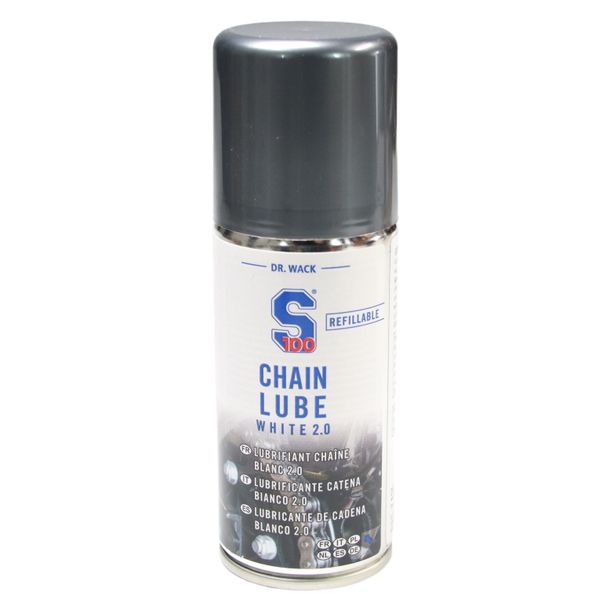 Dr. WACK S100 White Chain Spray 2.0 Lubrifiant efficace pour chaînes 100 ml
