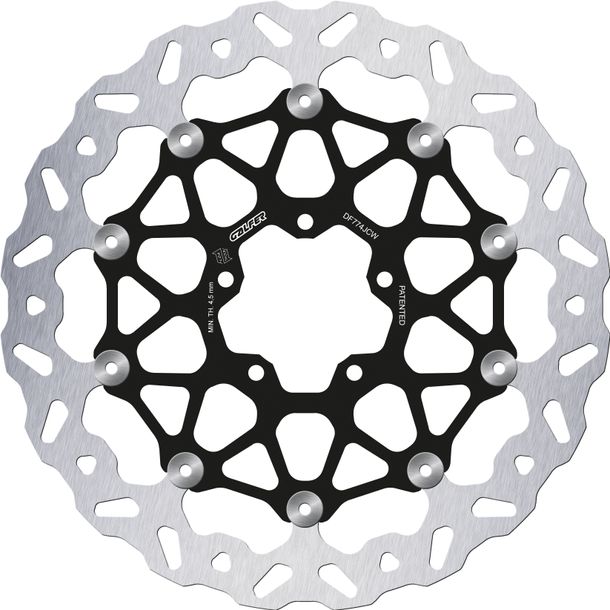 Brake disc Set Galfer 2x DF774JCW WAVE® FLOATECH ROAD with ECE R90 approval, floating front 330x5mm for Ducati R S Streetfighter ABS Panigale V4 Speciale SP Monster 955 - 1299 Year 2007 - 2025