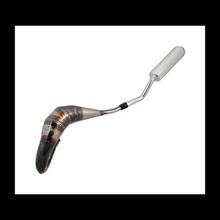 Système d'échappement Evok Iron Pipe avec homologation, silencieux Shorty soudé à la main, Inox / Alu pour CPI SM 50 08-13