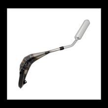 Système d'échappement Evok Iron Pipe avec homologation, silencieux Shorty, Inox / Alu pour HM Cre Baja / Six Competition - CRM Derapage 50 07-09