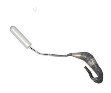 Système d'échappement Evok Iron Pipe avec homologation, silencieux Shorty soudé à la main, Inox / Alu pour HM Cre Baja / Six Competition - CRM Derapage 50 10-18