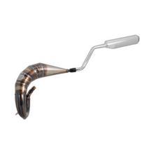Système d'échappement Evok Iron Pipe avec homologation, silencieux Shorty soudé à la main, Inox / Alu pour Beta RR EN-SM 50 06-11
