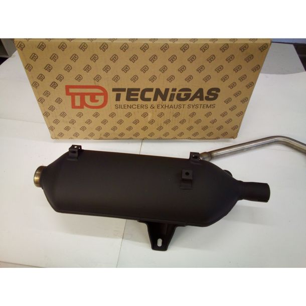 B-Ware, Auspuff Tecnigas NEW Maxi 4 für Aprilia Atlantic, Scarabeo, Sportcity, Piaggio Beverly, MP3,X7,X8,X9 125 - 200 (mit ABE)