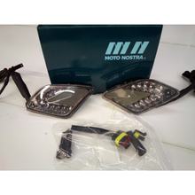 B-Ware, Blinker Set Moto Nostra hinten smoked schwarz für Vespa GTS 125-300 HPE (2019-2022)
