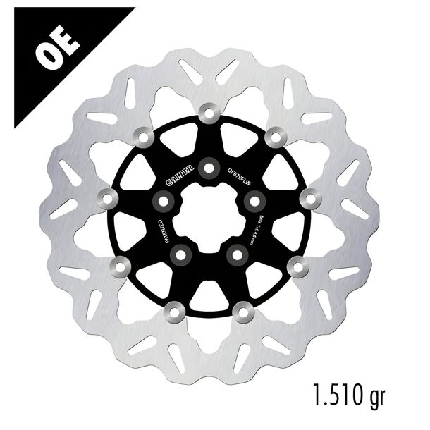 Bremsscheibe Set Galfer 2x DF679FLW WAVE® mit ECE R90 Zulassung, schwimmend vorne 292x5mm für Harley Davidson FLSTC Fat Boy XLH Sportster Hugger Heritage Softail Classic FXSTC Bj. 1984 - 2011