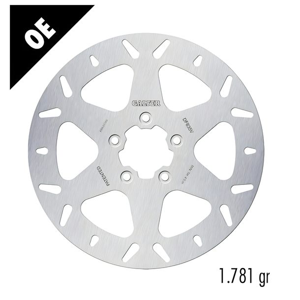 Bremsscheibe Set Galfer 2x DF835V ROUND mit ECE R90 Zulassung, starr vorne 300x5mm für Harley Davidson FLTRX Road Glide 1868 ccm Bj. 2023 - 2024