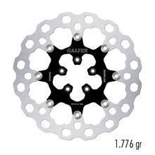 Remschijf Set Galfer 2x DF835FLQSX CUBIQ® Super Oversize met ECE R90 goedkeuring, zwevend voor 330x5mm voor Harley Davidson FLTRX Road Glide 1868 ccm bouwjaar 2023 - 2024