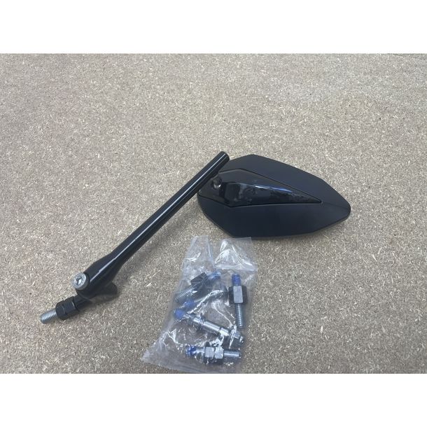 Merce di seconda scelta, Specchietto Protech Magazi XC-10 in Alluminio, nero con omologazione per Suzuki GSF 600 Bandit SA N S, BMW R 1 NineT Sport Scrambler Pure Racer Urban KTM Duke Honda CBF ABS Anno di fabbricazione 1998 - 2023