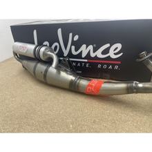 B-Ware, Auspuffanlage LeoVince Komplettanlage HAND MADE TT mit Zulassung, Aluminium für Gilera Runner / Stalker 50