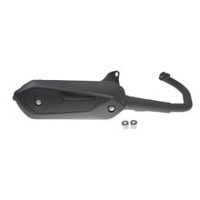 Tecnigas Silent Pro black exhaust with approval for Gilera Easy Moving, Derbi Bullet Italjet Jet-Set Typhoon-X Aprilia Scarabeo Storm Street Torpedo Stalker