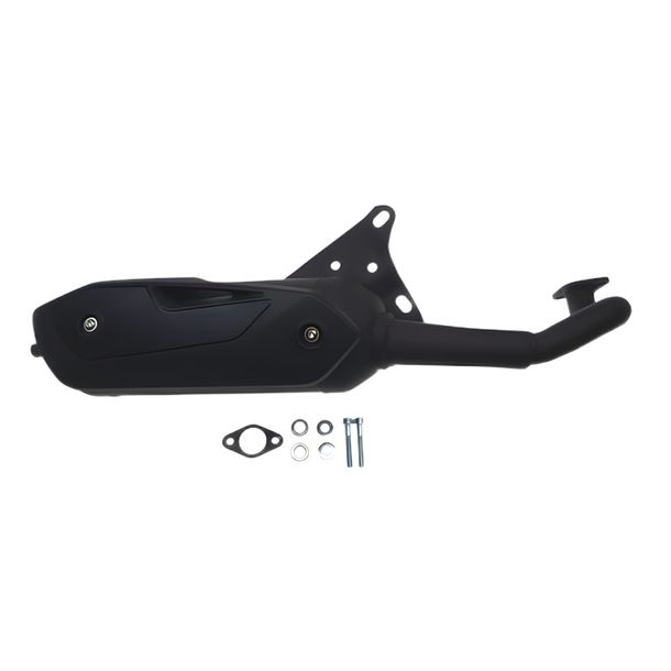 Auspuff Tecnigas Silent Pro mit Zulassung für Adly Fox Plus, PGO BuBu UVM Bingo Rodoshow Tornado G-Max PMX Hot T-Rex Big Max 50 ccm