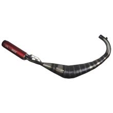 Uitlaat Tecnigas E-Box-2 Aluminium rood / zwart met goedkeuring voor Beta RR Enduro Supermoto 50 ccm