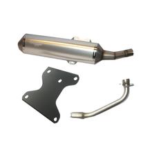 Uitlaat Tecnigas 4SCOOT met goedkeuring voor Yamaha XC Cygnus X 125 ccm
