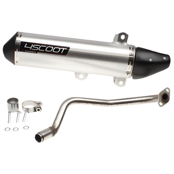 Silenziatore Tecnigas 4SCOOT omologato per Yamaha N-Max 125 ccm