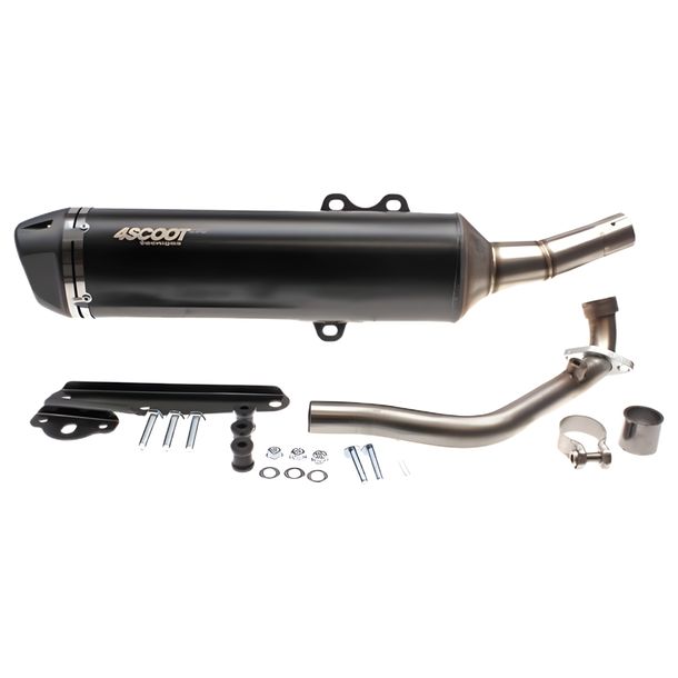 Scarico Tecnigas 4SCOOT Evo omologato per Kymco Super Dink i 300 ccm