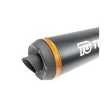 Pot d'échappement Tecnigas E-Box noir / orange avec homologation pour Sherco SM RS Supermotard 50 ccm Année 2021