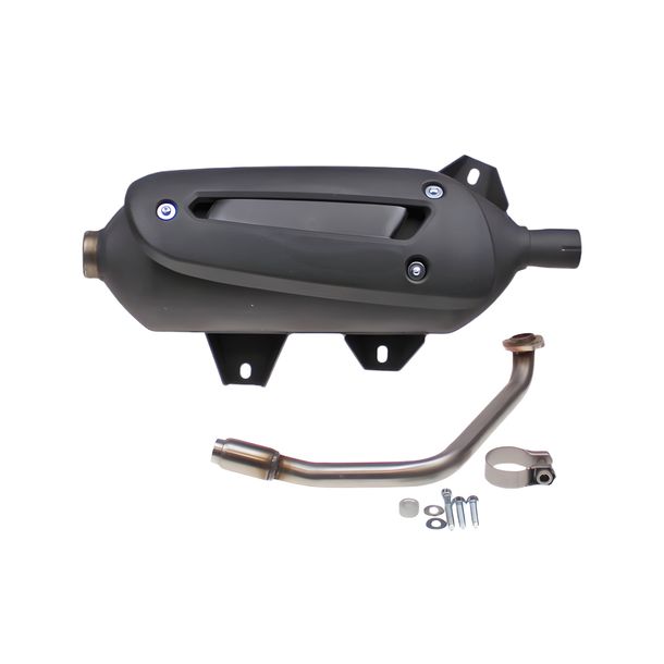 Scarico Tecnigas Maxi 4 N omologato per SYM GTS EVO i 125 ccm