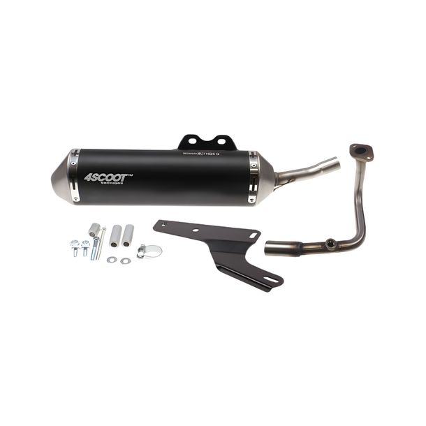 Échappement Tecnigas 4SCOOT TRE Raccordement sonde lambda pour AGM Flash, BTC Jet Old Classic Benzhou City Star Berini Dolce Vita Speedy Pegasus GP Rieju