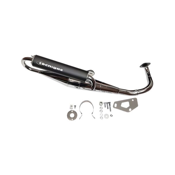 Scarico Tecnigas Next-R cromato per TGB Bullet RS 50 ccm