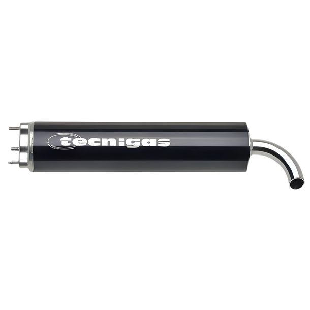 Uitlaatdemper Tecnigas Next-R 3 Gaten zwart