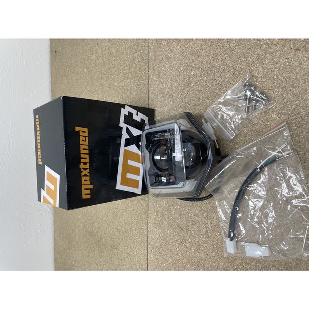 B-Ware, Scheinwerfer LED "Shadow Blade" MXT Hauptscheinwerfer mit Zulassung für Husqvarna 701 Enduro Supermoto FE 250 / 350 / 450 / 501/ TE 150 / 250 / 300 / TX 125