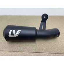 B-Ware, zadní tlumič LeoVince SLIP-ON LV-10 FULL BLACK s homologací, nerezová ocel černá pro BMW S 1000 R