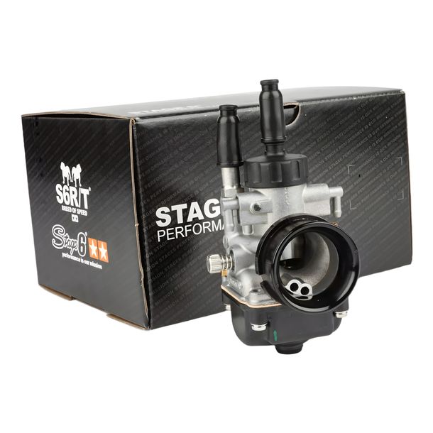 Carburador Stage6 Dellorto PHBG, 19mm, Giclê Principal 5mm (HD 85, ND 50, Agulha W7, Tubo de Mistura 262AU)