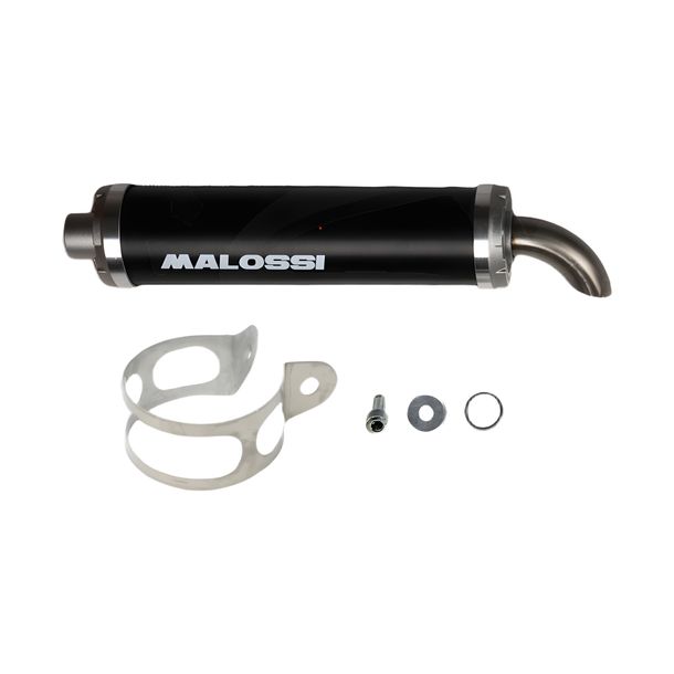 Uitlaatdemper Malossi Aluminium Ø 60mm MHR, zwart