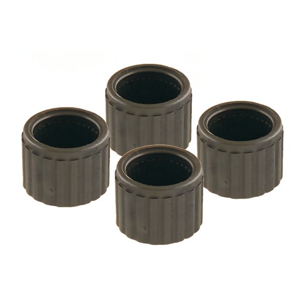 Dynamokappe RMS Leichtlaufrolle 18/23mm universal Dynamo-Reibrolle, 4 Stück für Fahrrad Reifendynamo / Seitenläuferdynamo