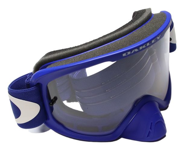Crossbrille Oakley O Frame 2.0 Pro MX, mittelgroße Passform, moto blau / klares Anti-Fog-Glas, 0.15 kg (SID131166)