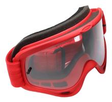 Brille Oakley O-Frame MX Moto Red, Lexan-Linse, 3-lagiger Schaum, Silikonband