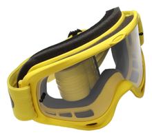 Brille Oakley O-Frame 2.0 MX Gelb, klares Visier, O Matter®-Rahmen (kompatibel mit Motocross/Enduro-Helmen)