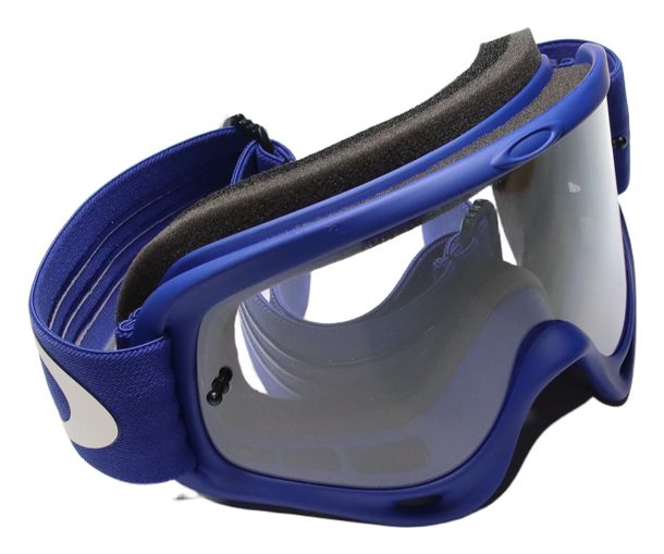 Brille Oakley O-Frame MX Moto Blue, Lexan F2-Antibeschlag, 3-lagiger Schaum (kompatibel mit Motocross-Helmen)