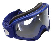 Brille Oakley O-Frame MX Moto Blue, Lexan F2-Antibeschlag, 3-lagiger Schaum (kompatibel mit Motocross-Helmen)