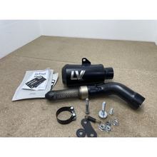 B-Ware, Endschalldämpfer LeoVince SLIP-ON SBK LV-10 FULL BLACK mit Zulassung, Edelstahl schwarz für Kawasaki Z 900 / A2 Z 900 ccm Bj. 2025 Euro 5+ 92kW / 70kW / 35kW
