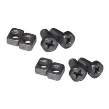 Ersatz Schrauben / Klemmen IONI M6 Batterieschrauben 4 Schrauben + 4 Muttern, 6mm für Rollerbatterie / Motorradbatterie