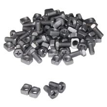 Substituição Parafusos / Braçadeiras IONI Baterias Parafusos M6 100 Parafusos + 100 Porcas, 6mm para Bateria de Scooter / Bateria de Motocicleta