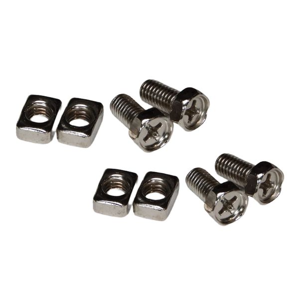Ersatz Schrauben / Klemmen IONI M5 Batterieschrauben 4 Schrauben + 4 Muttern, 5mm für Rollerbatterie / Motorradbatterie